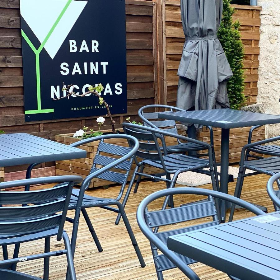 Logis - Hotel & Restaurant Saint Nicolas โชมงต์-อ็อง-เวกแซ็ง ภายนอก รูปภาพ